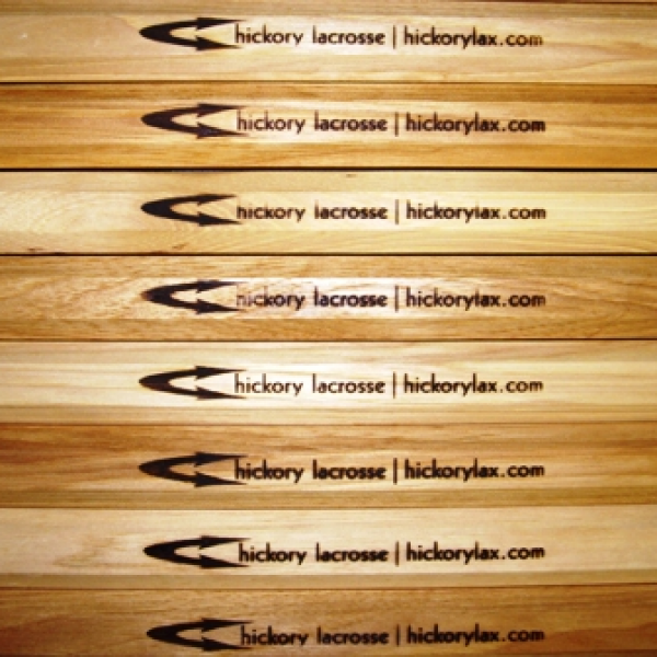 Hickory or Ash Made to Order HandCrafted Wood Lacrosse 30" Attack Shaft 