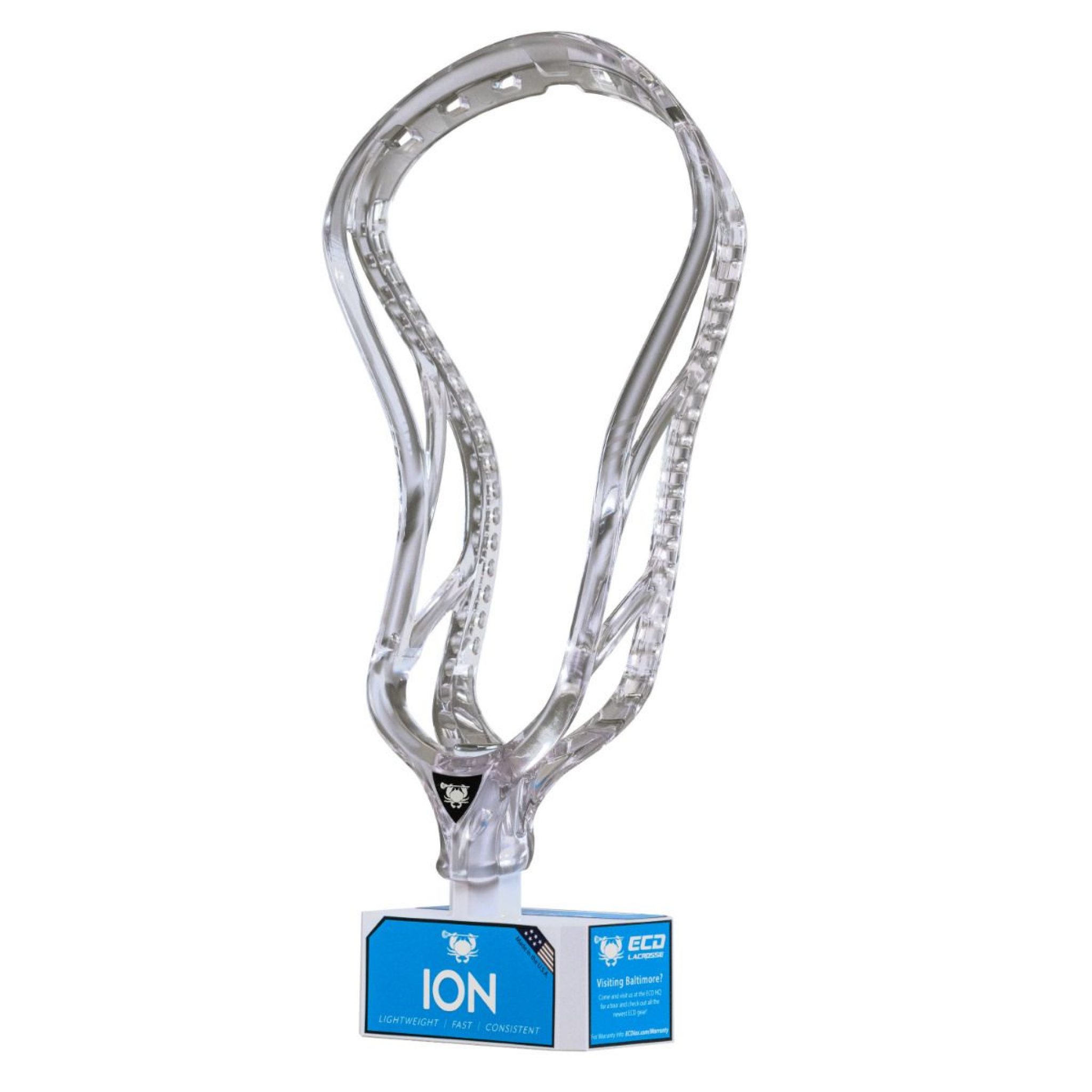 ECD Ion Lacrosse Head Bar Down Lacrosse