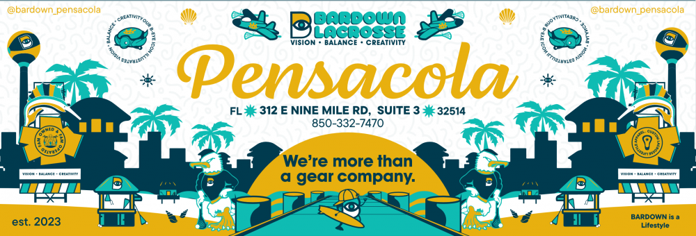Bardown Lacrosse Pensacola. 312 E Nine Mile Road, Suite 3, Florida 32514